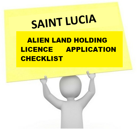 Alien land holding license application checklist