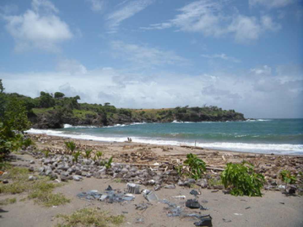 beach front land st Lucia