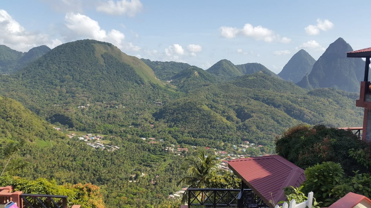 5975 sq ft Lot For Sale in Soufriere Overlooking Pitons