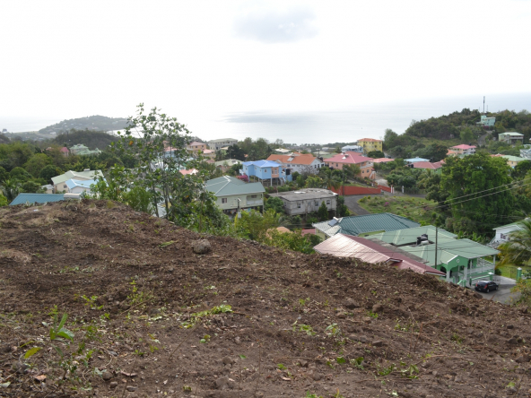 10,200 sq. ft. sea-view lot in Carellie, Castries