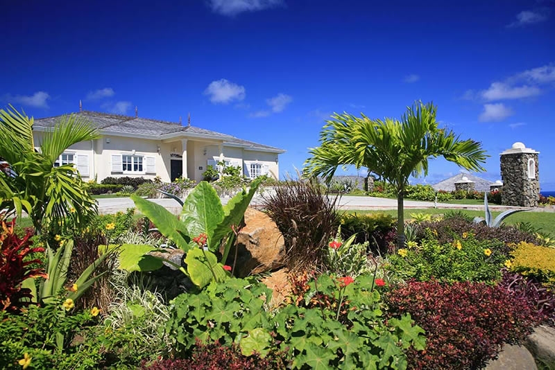Seaview villa for sale cap estate garden
