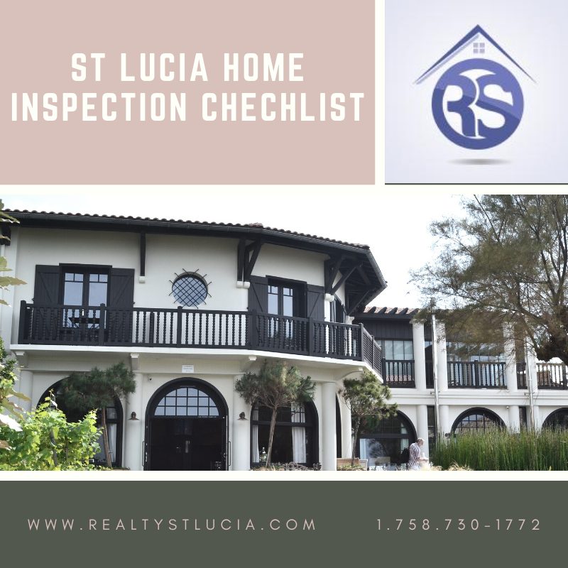 st lucia home inspection checklist