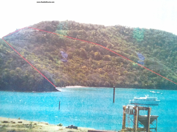 13 acres of land for sale at mou-la-chique vieux-fort st lucia