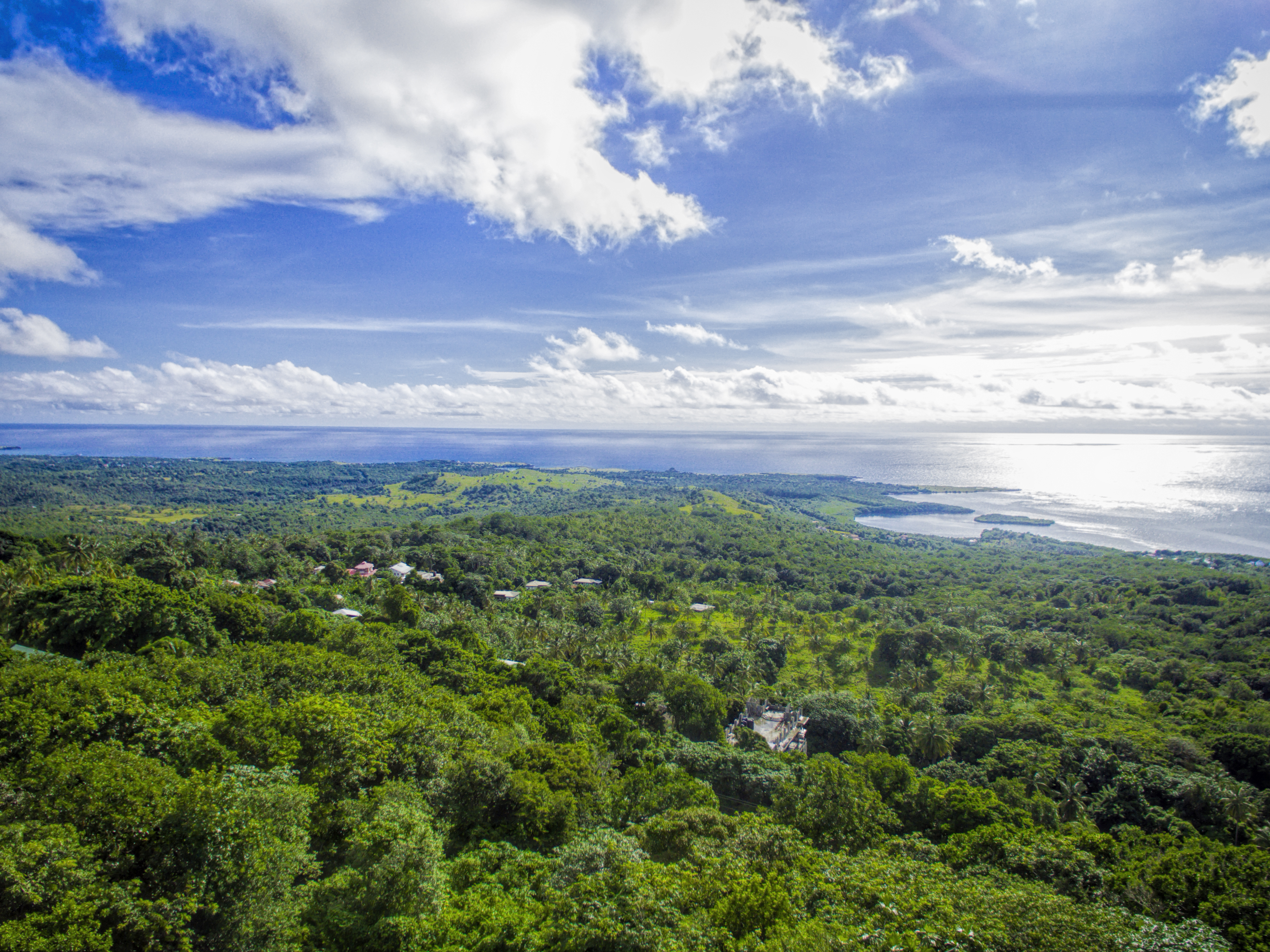 1.26 Acre lot at Cacoa Vieux-Fort for Sale with Jetliner Views
