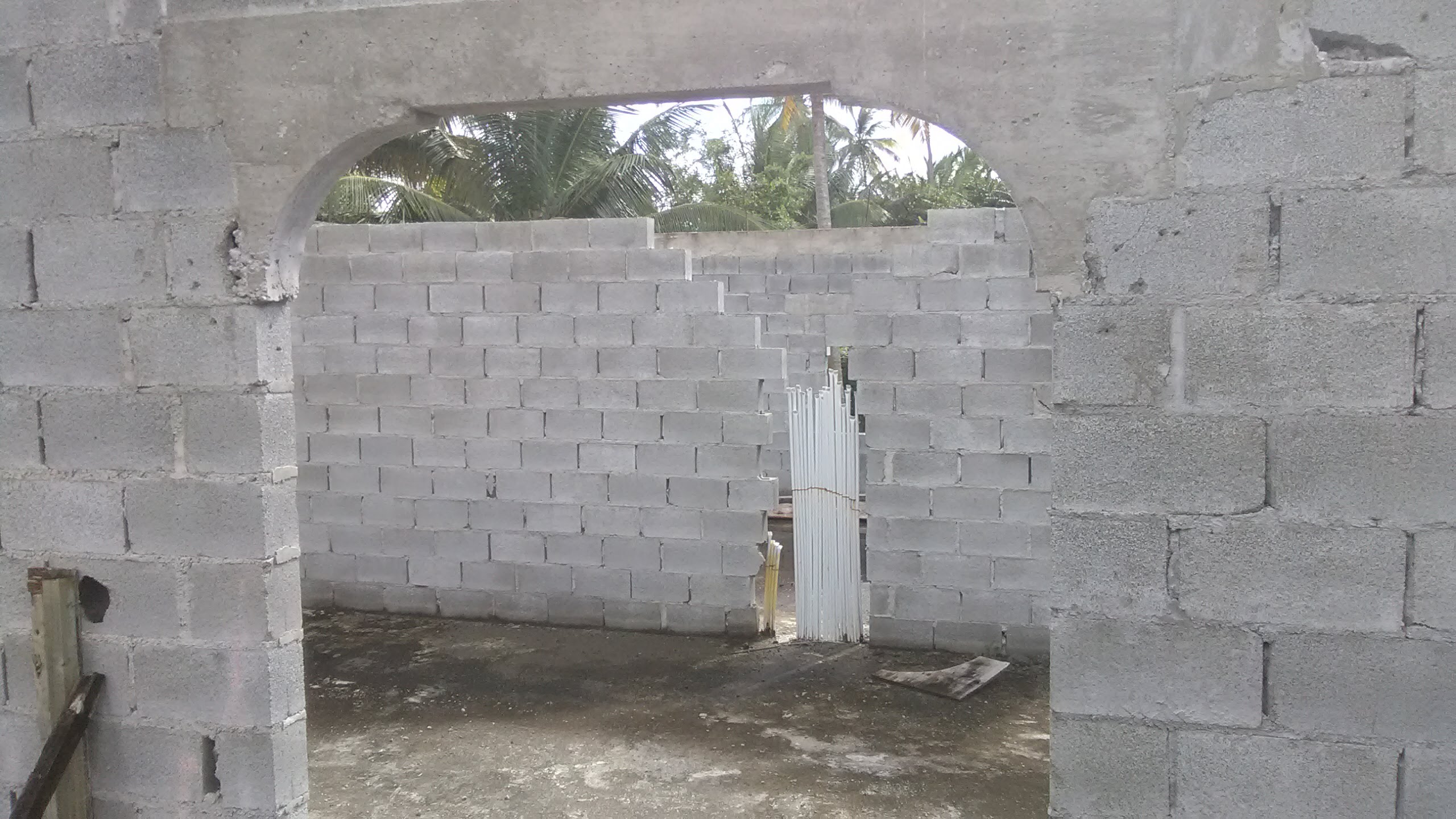 Unfinished house on 8000 sq. ft. of land at Balembouche Choiseul