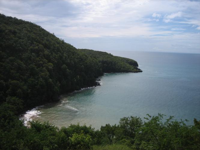 243 Acres of Caribbean Sea Beach Front Land for Sale in Saint Lucia