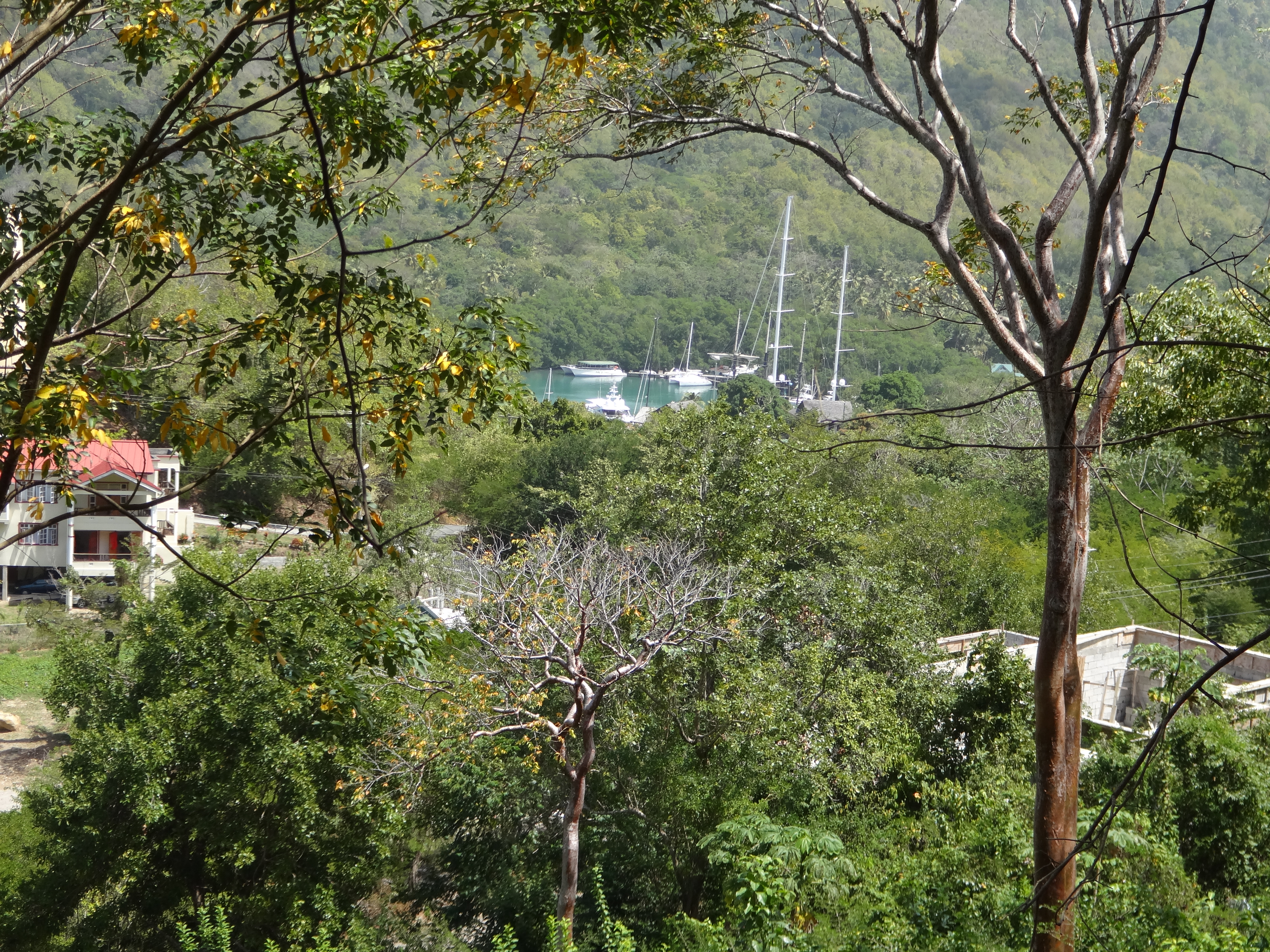 Land for Sale in Marigot overlooking the Marigot Bay harbour