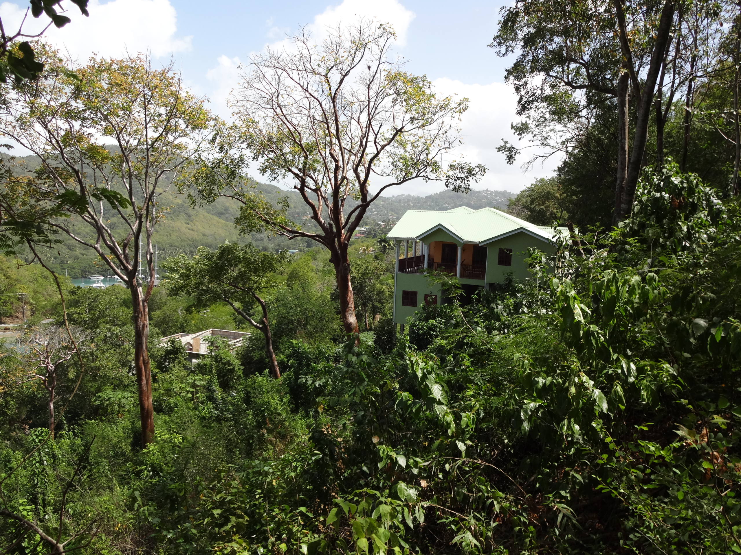 DSC02502 Land for Sale in Marigot overlooking the Marigot Bay harbour