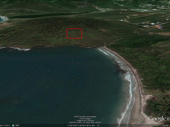 Land For Sale overlooking the Cas en Bas Beach, St Lucia