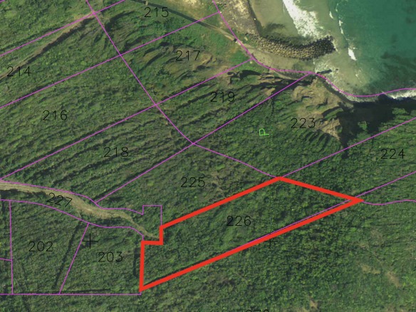 beachfront land at Sandy beach Sandy Beach St Lucia property for sale