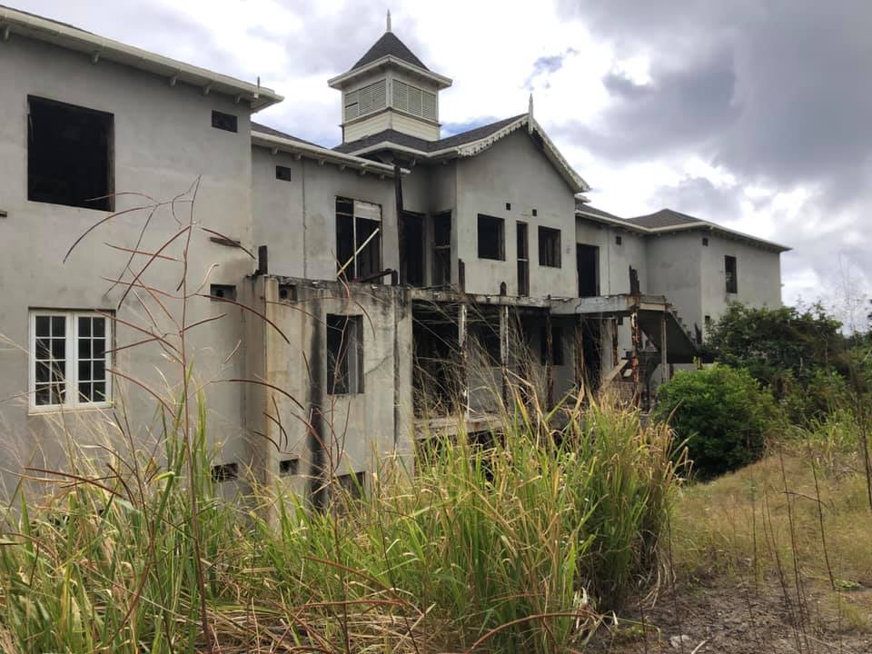 leparadis st lucia real estate abondoned hotel bush