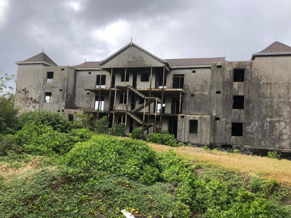 leparadis2 st lucia real estate abondoned hotel black