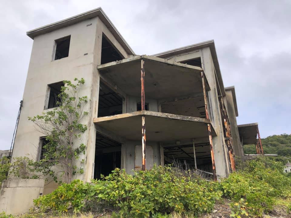 leparadis34 st lucia real estate abondoned hotel near sea