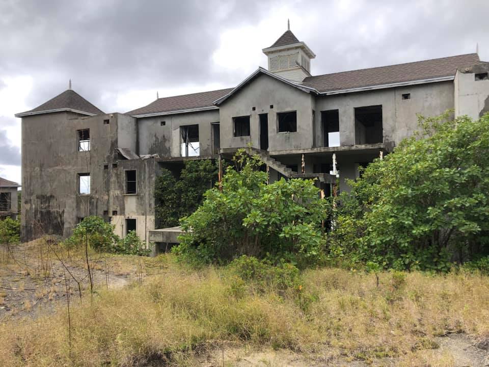 leparadis655 st lucia real estate abondoned hotel