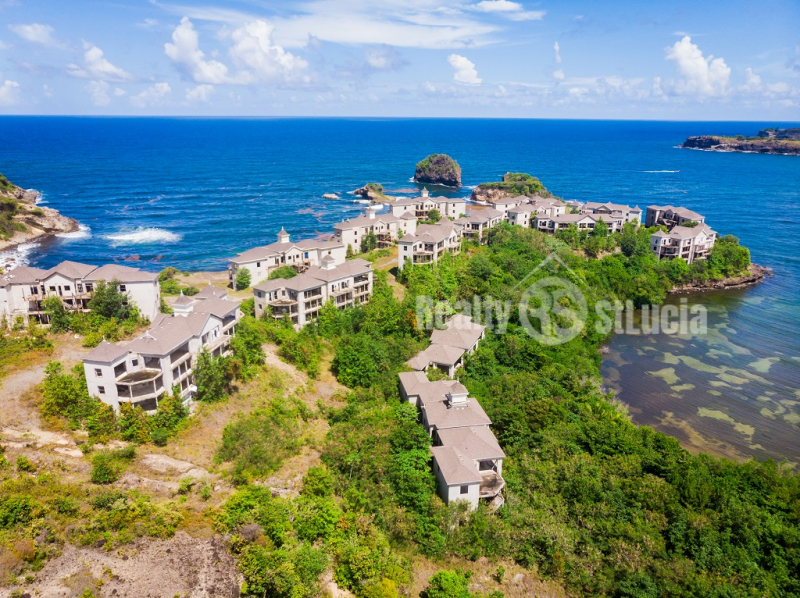 unfinshed resort for sale in st lucia
