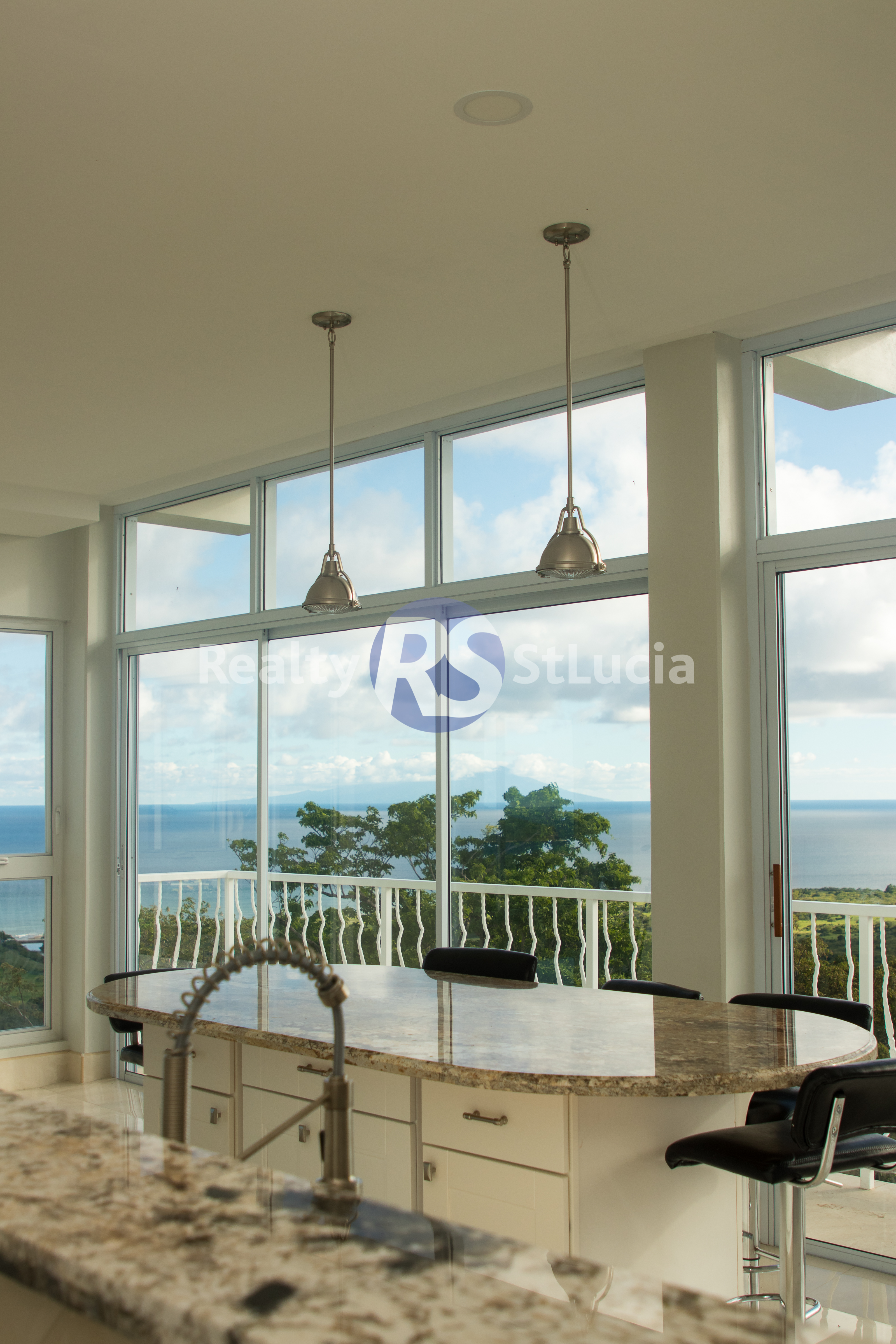 kitchen modern iin st lucia house for sale