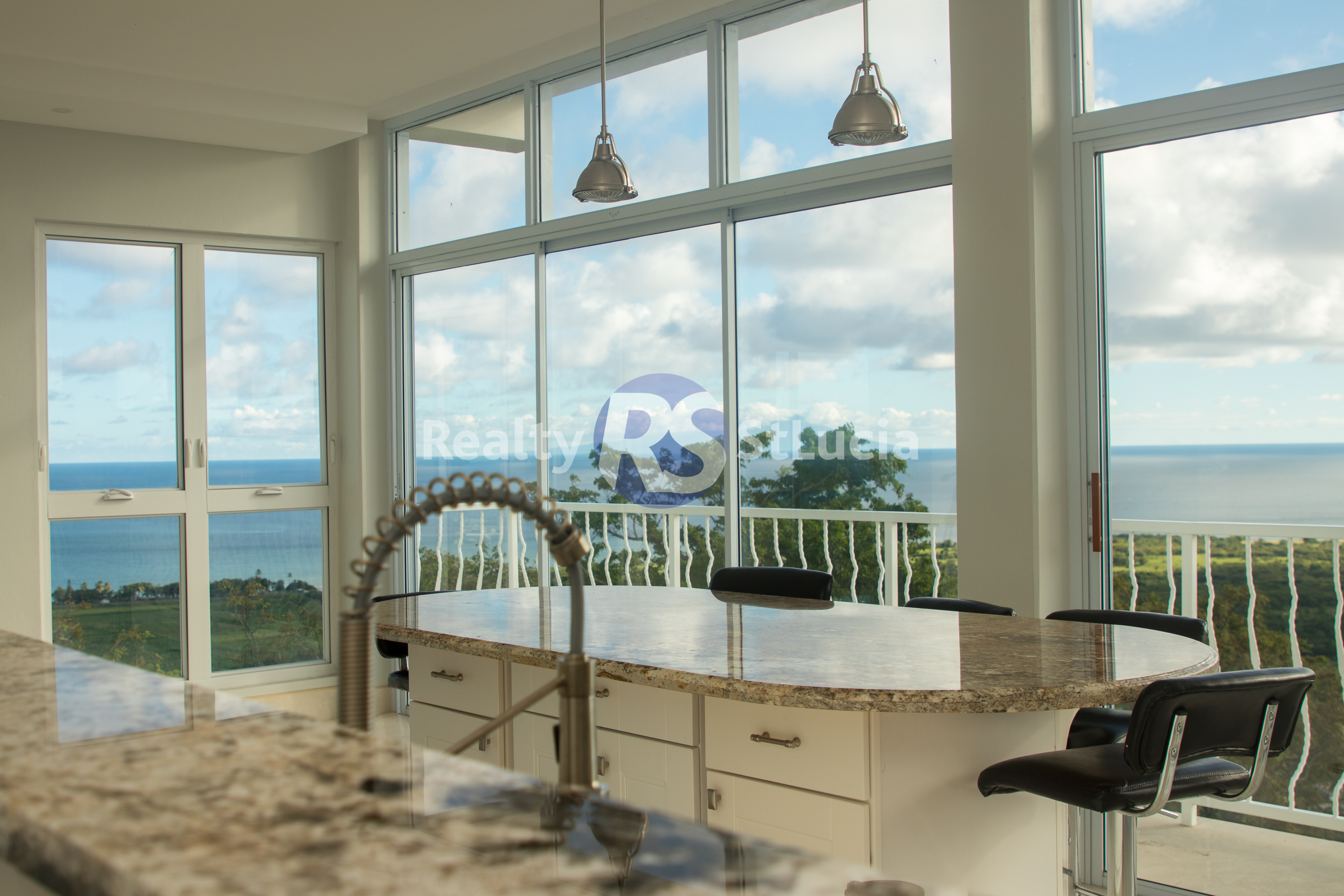 villaa for sale in vieux fort saint lucia near horse racing track