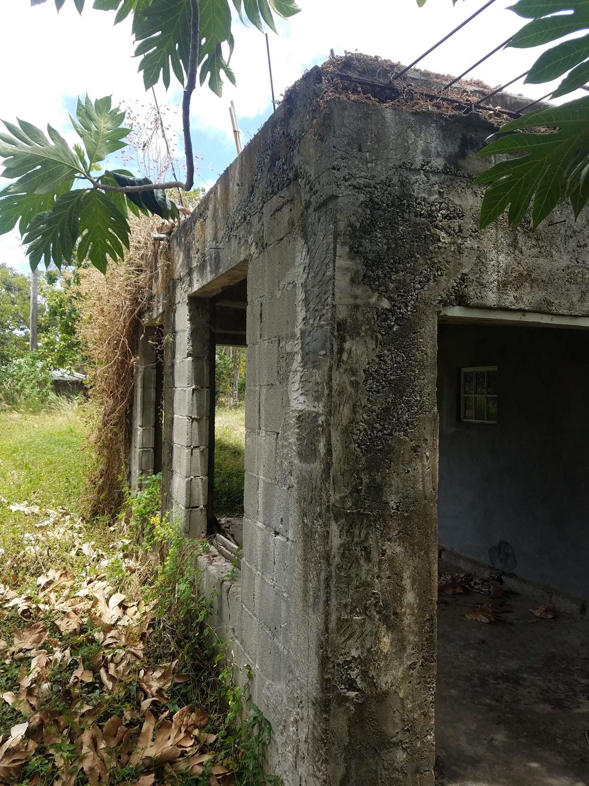 Incomplete House / Fixer Upper For Sale on 8,746 sq. ft. Land