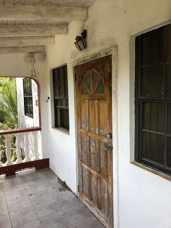 balcony of Fixer Upper House For Sale St Lucia, Mon Repos Micoud