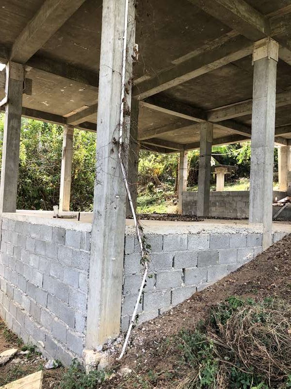 side view Fixer Upper House For Sale St Lucia, Mon Repos Micoud