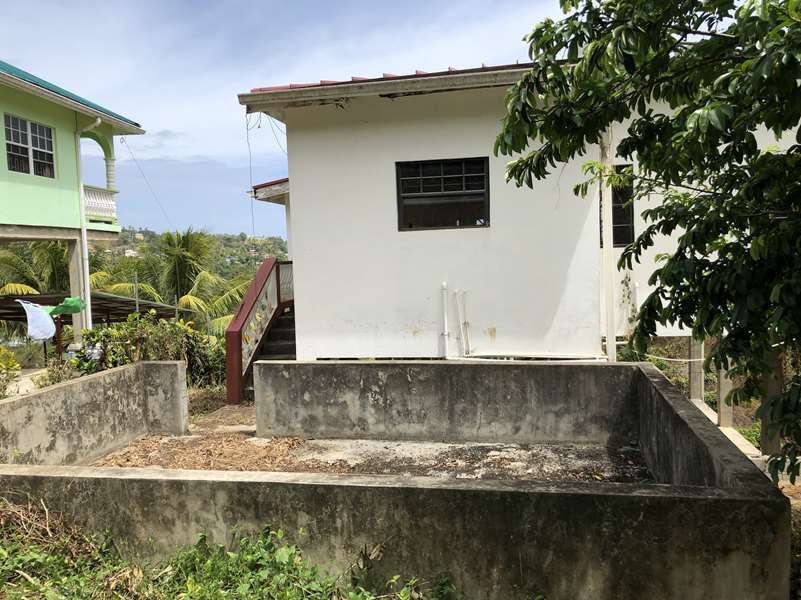 back pit Fixer Upper House For Sale St Lucia, Mon Repos Micoud