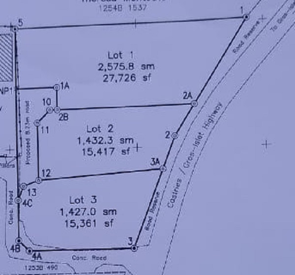 land for sale at bois dorange gros islet