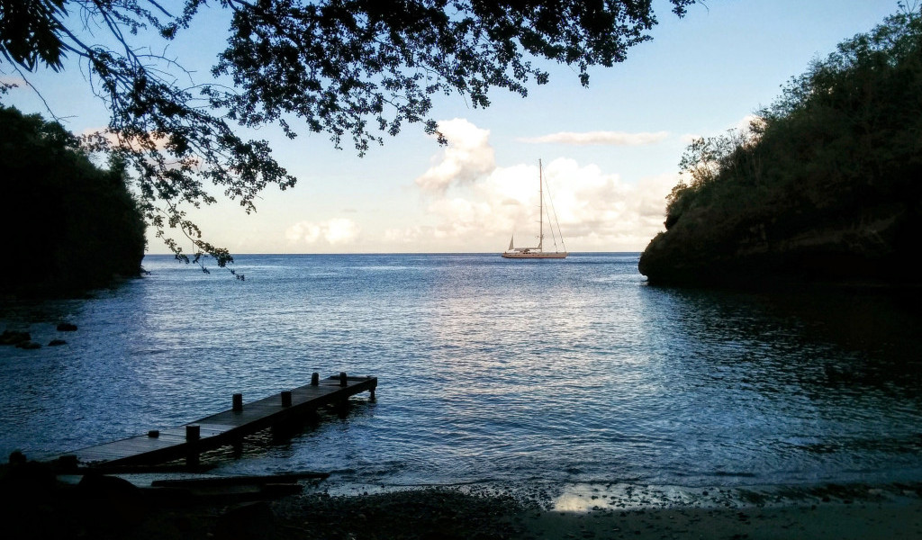 st lucia marigot villa for sale night beach