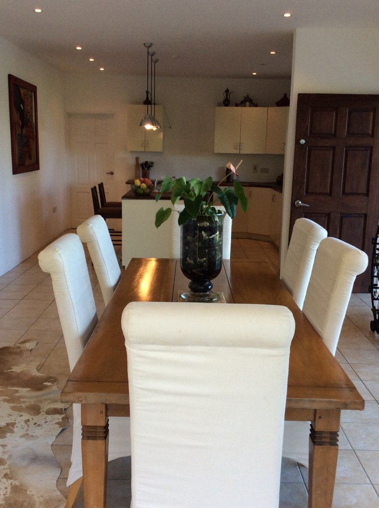 marigot st lucia villa for sale dining