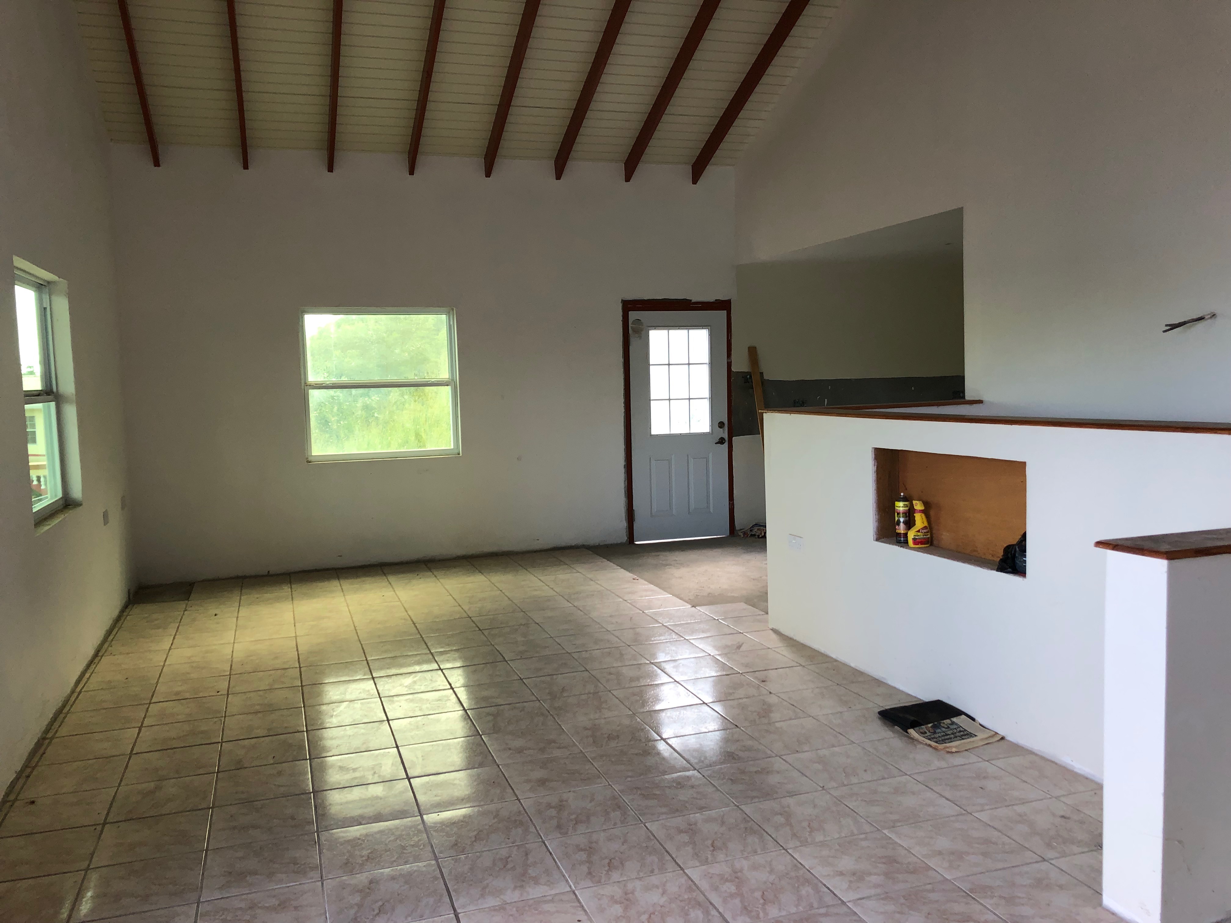 living room of house in laborie for sale