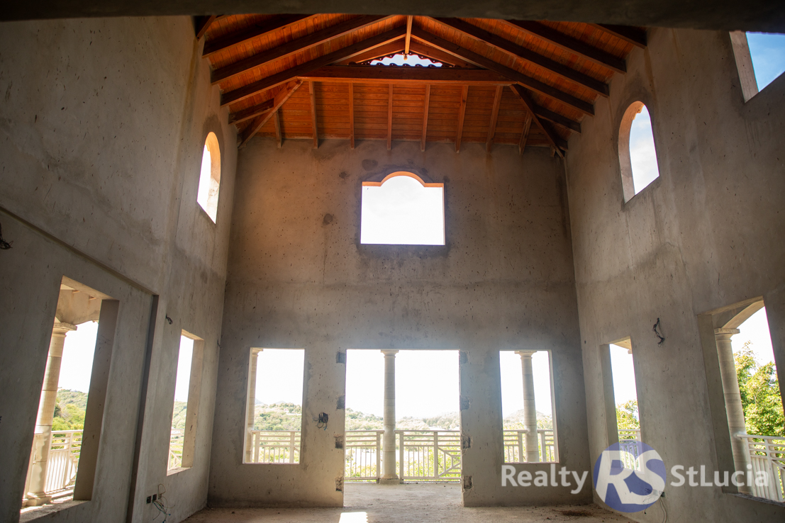 real estate for sale in st lucia living area