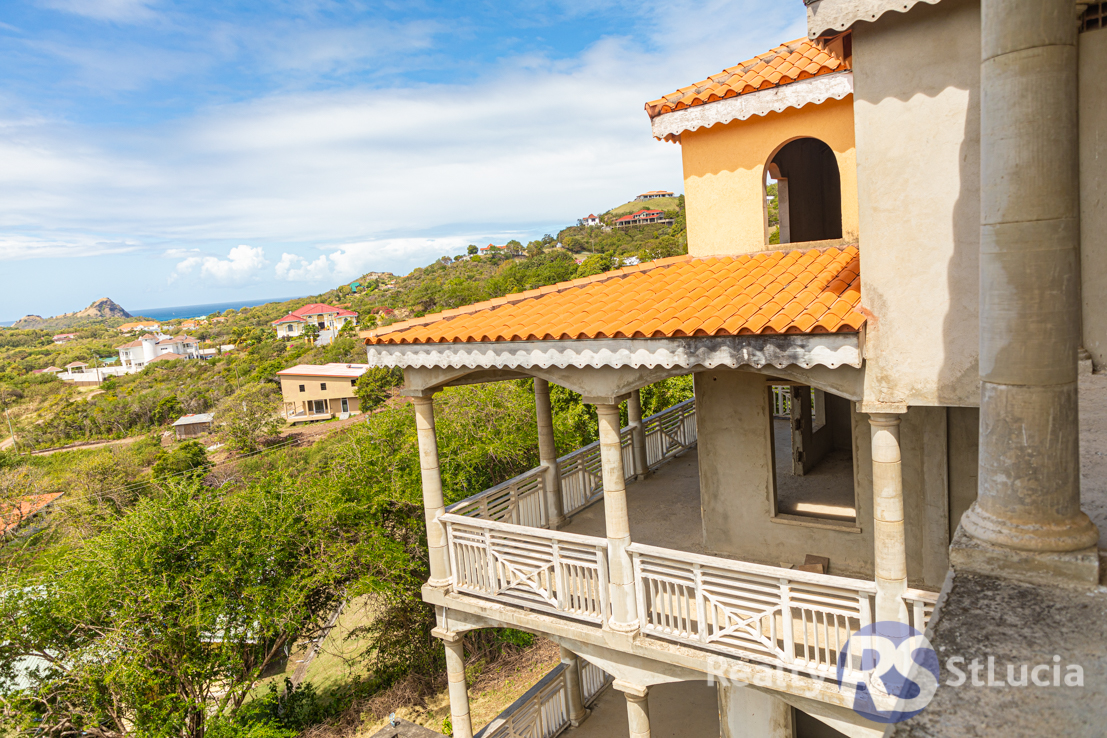 real estate for sale in st lucia golf view