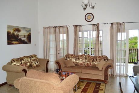house for sale in beausejour st lucia living room