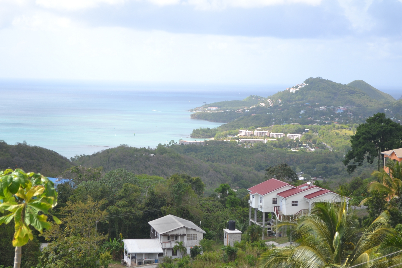 10,600 sq. ft. sea-view lot in Carellie, Castries