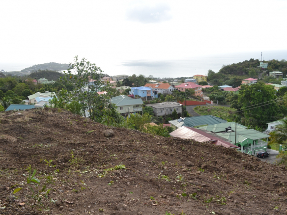 10,200 sq. ft. sea-view lot in Carellie, Castries