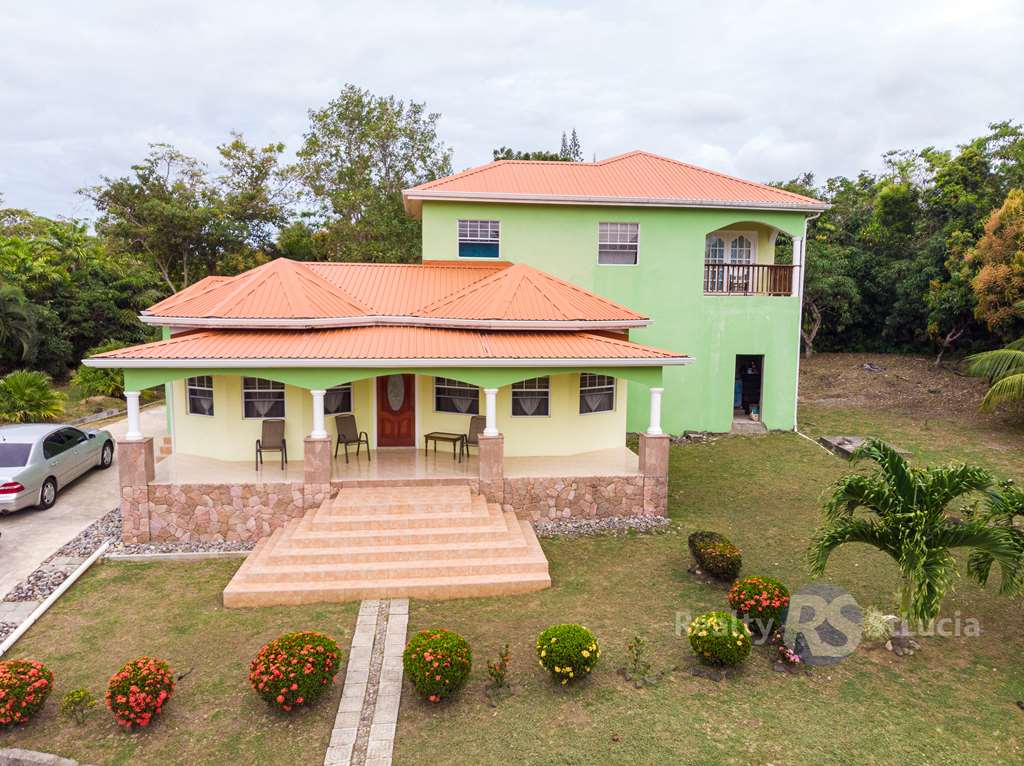 house nd land in st lucia west sold