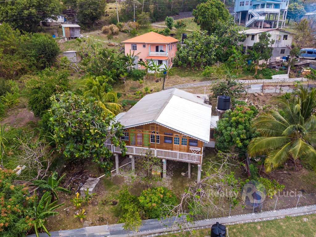 House and land for sale in st lucia by owner aerial