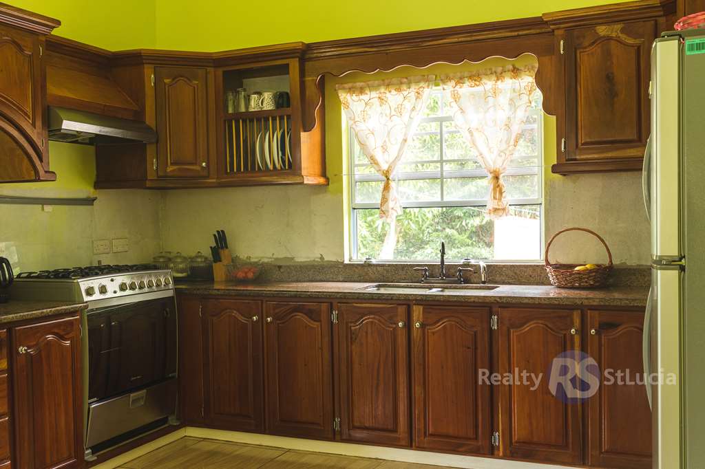 house nd land in st lucia west wooden