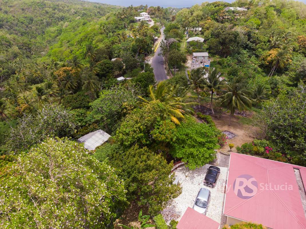 St Lucia real estate Single Fami6ly Home in Choiseul on 5 Acres6