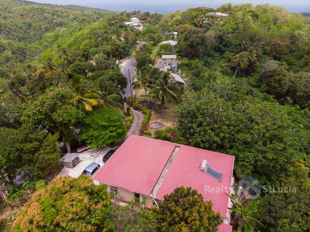 St Lucia real estate Single Family Home in Choiseul on 5 Acres Land5