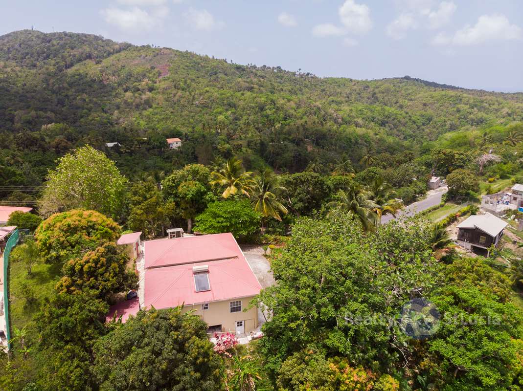 St Lucia real estate Single Family Home in Choiseul on 5 Acres Land 1