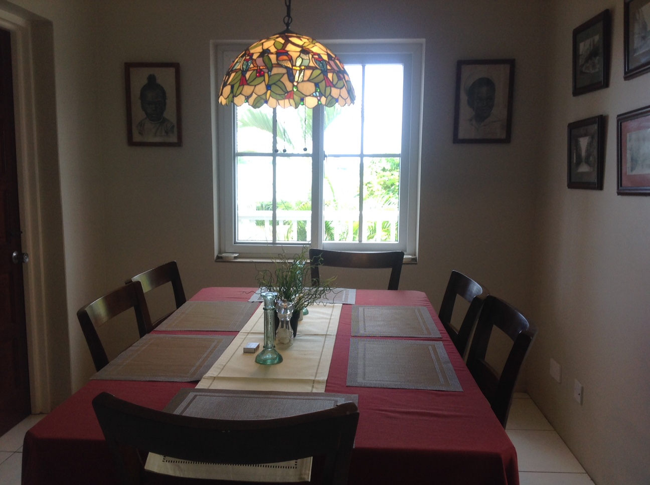 St Lucia Real Estate Villa For Sale at Cap-Estate with Ocean Views table