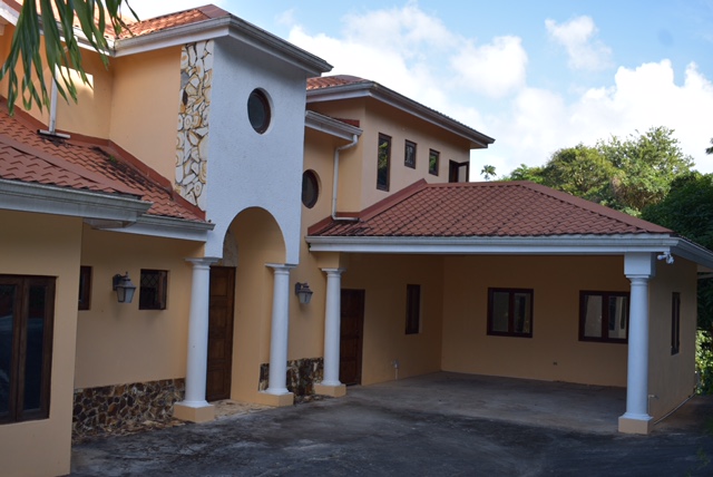 St Lucia real estate House For Sale in Castries - Morne Fortune entrance