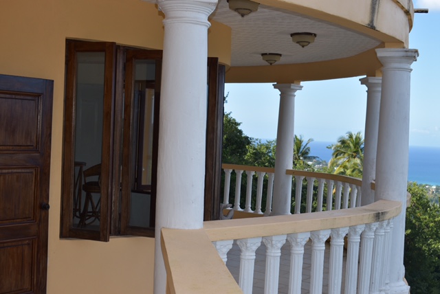 St Lucia real estate House For Sale in Castries - Morne Fortune balcony