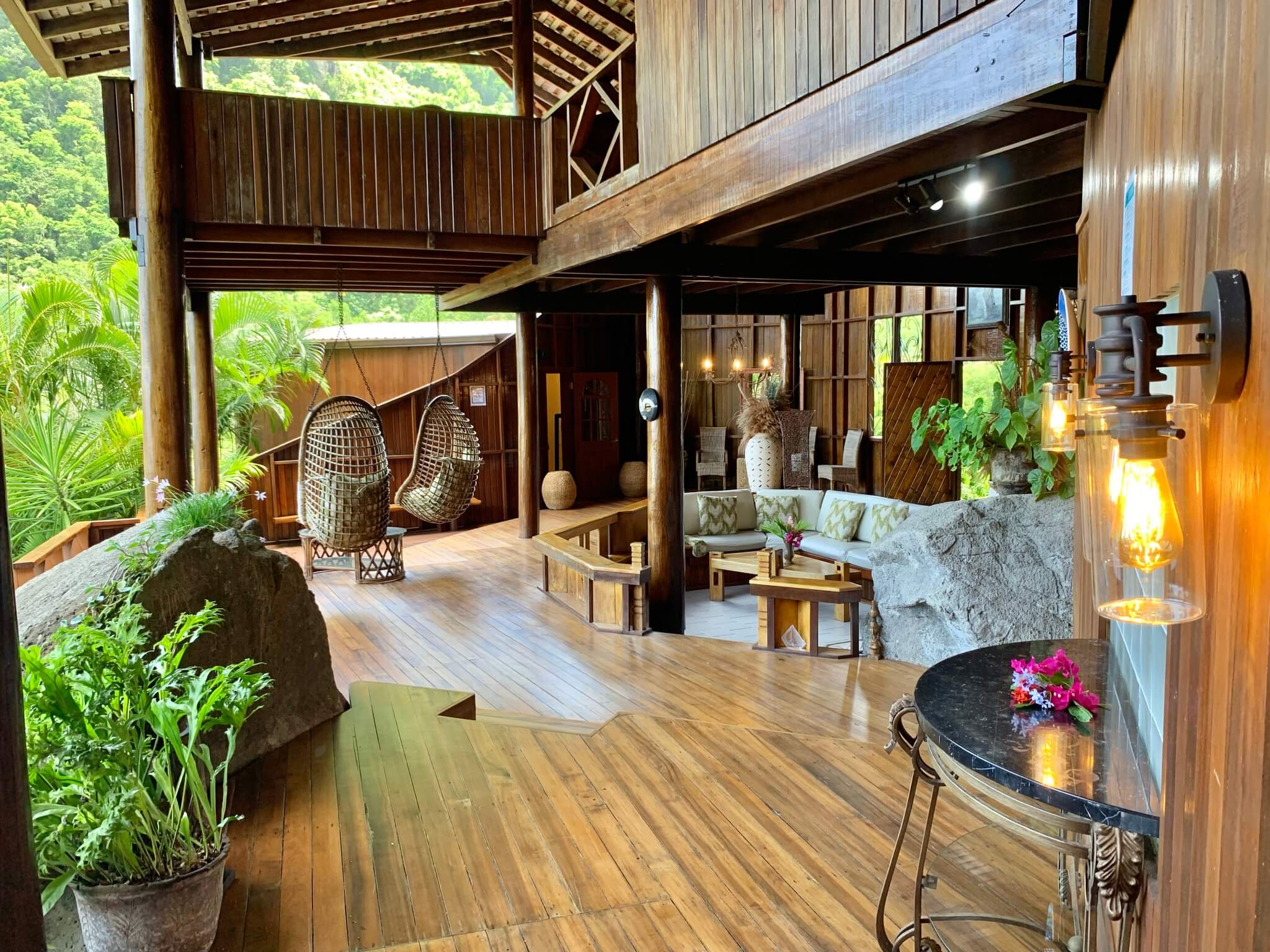 st lucia real estate villa wooden floor