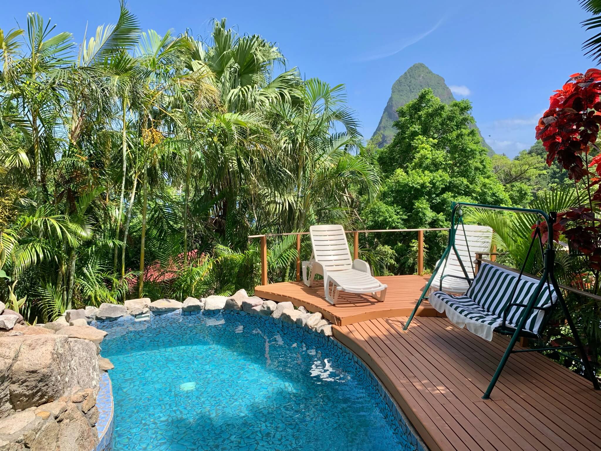 st lucia real estate villa big pool