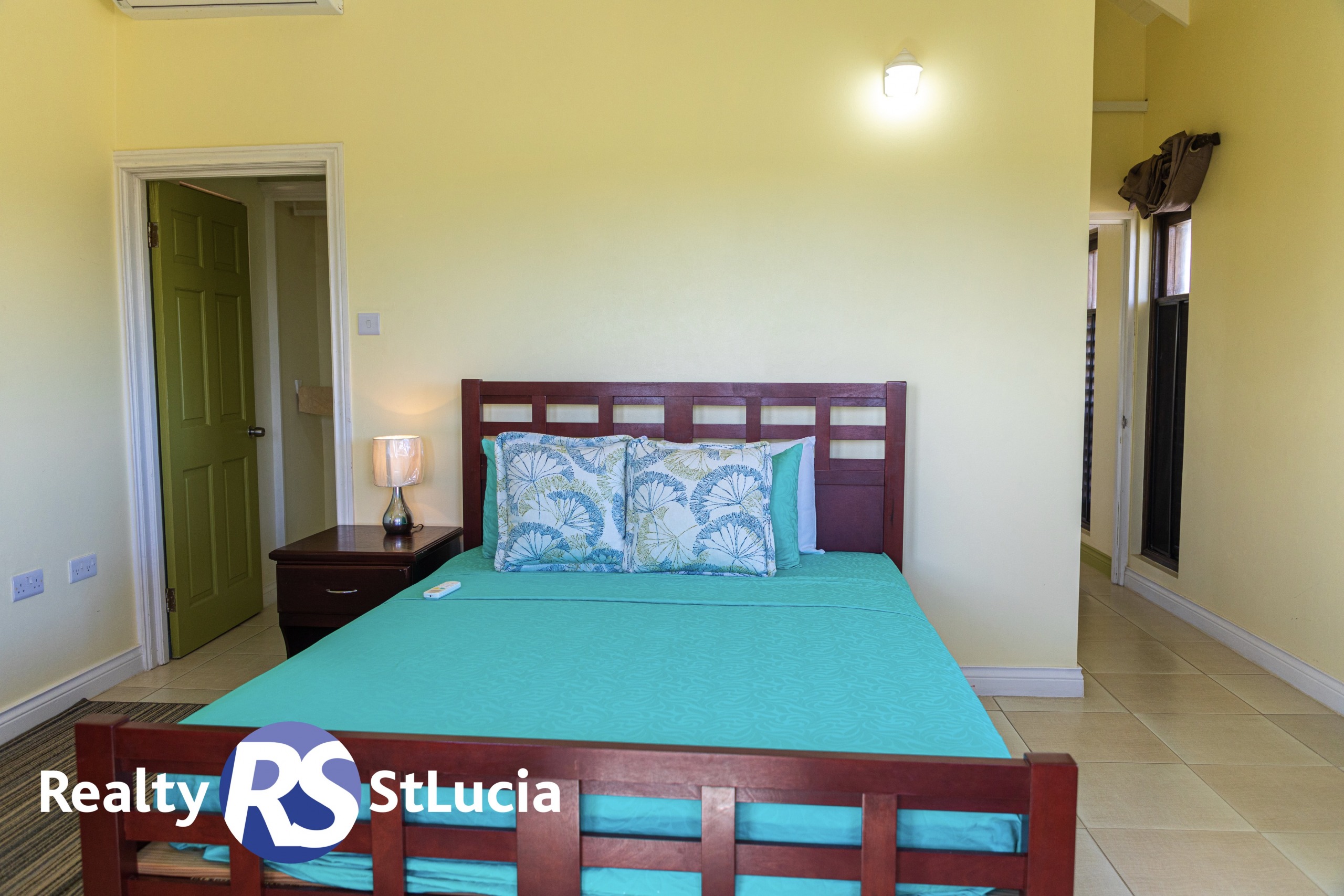 st lucia real estate villa canelles wooden bedroom
