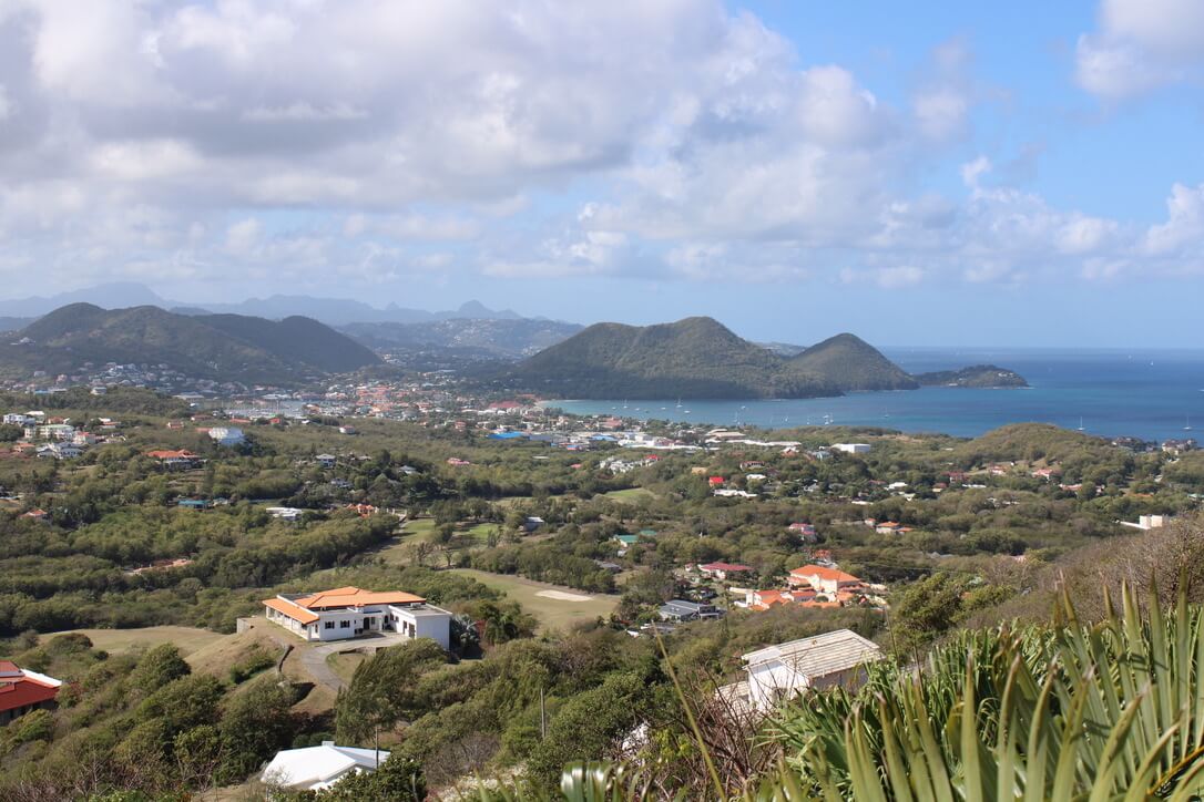 houses for sale in cap estate st lucia view