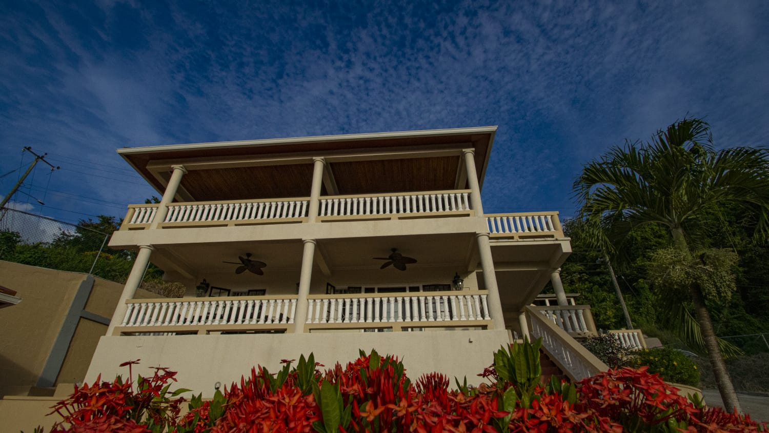 St Lucia Real Estate marigot for sale villa front of villa