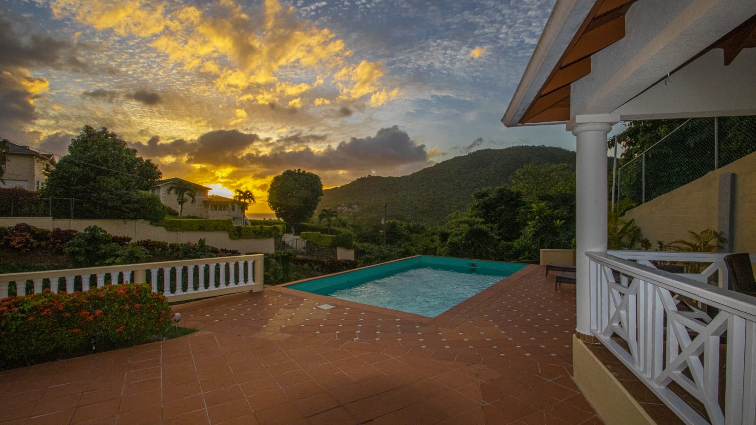 St Lucia Real Estate marigot for sale villa sunset