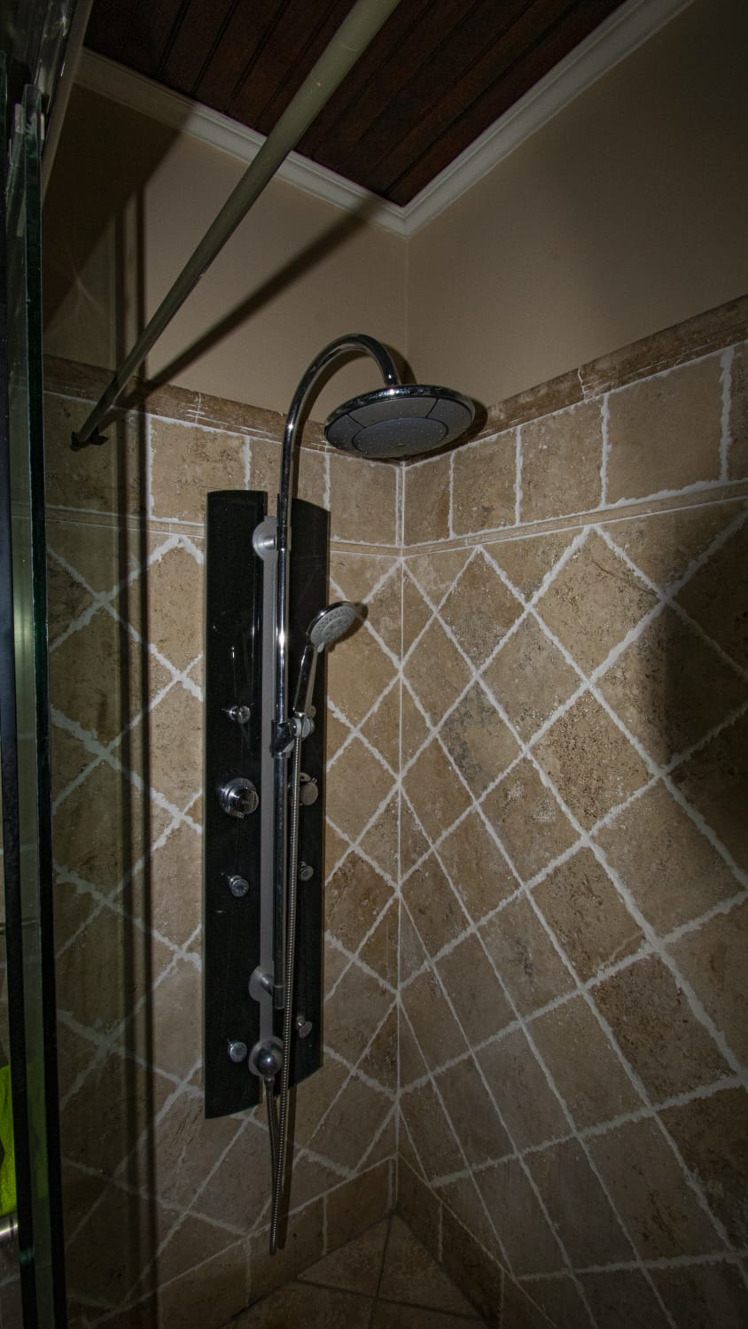 St Lucia Real Estate marigot for sale villa shower